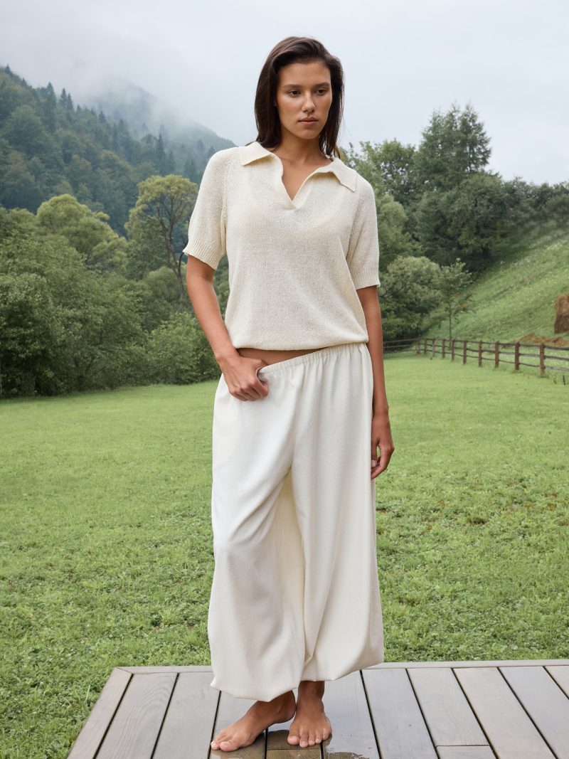 Dew cashmere-silk polo