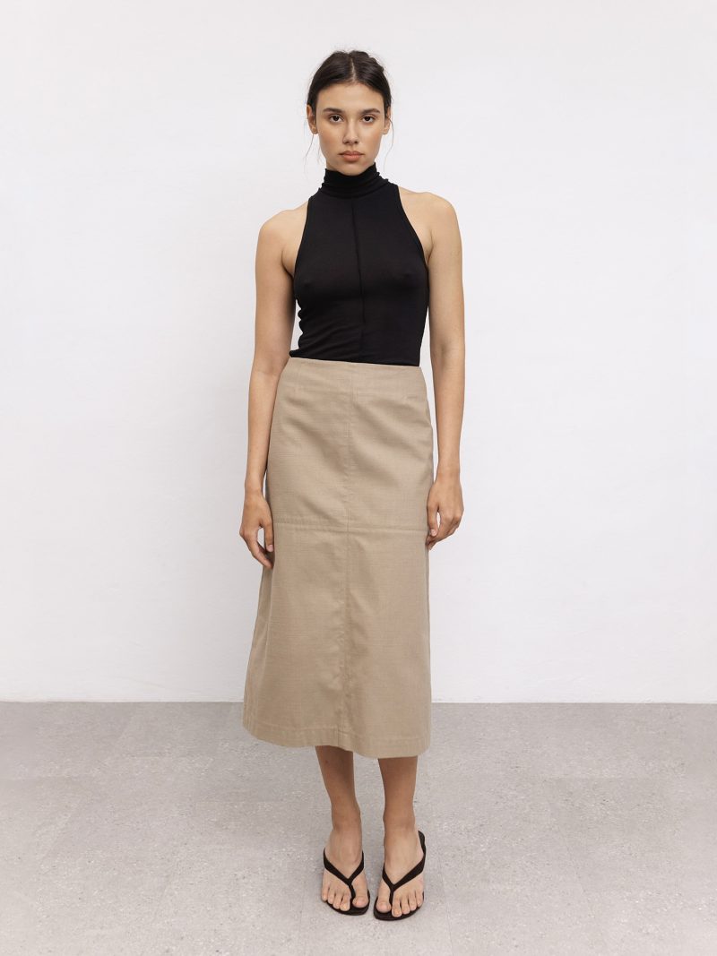 Balance cotton skirt