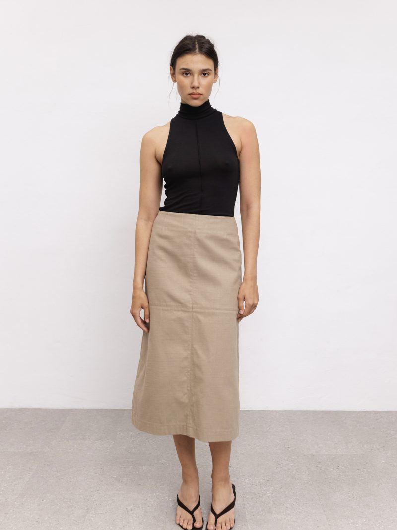 Balance cotton skirt