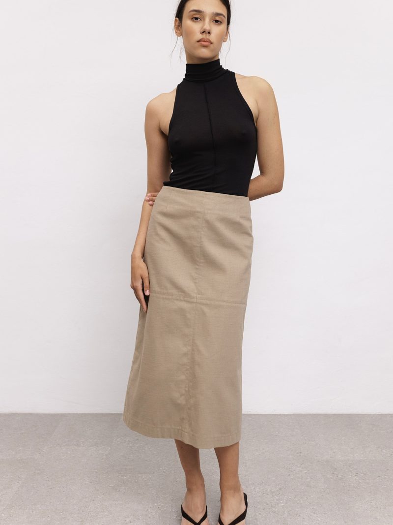 Balance cotton skirt