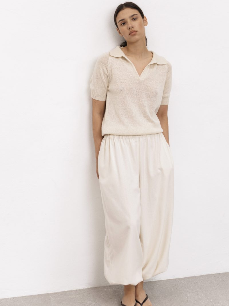 Dew cashmere-silk polo